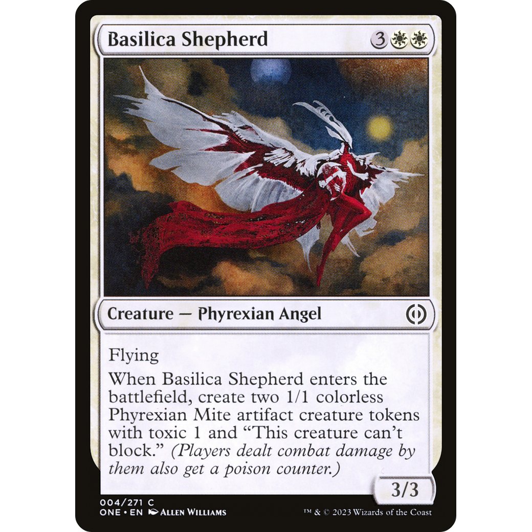 Basilica Shepherd (ONE-004) - Phyrexia: All Will Be One Foil