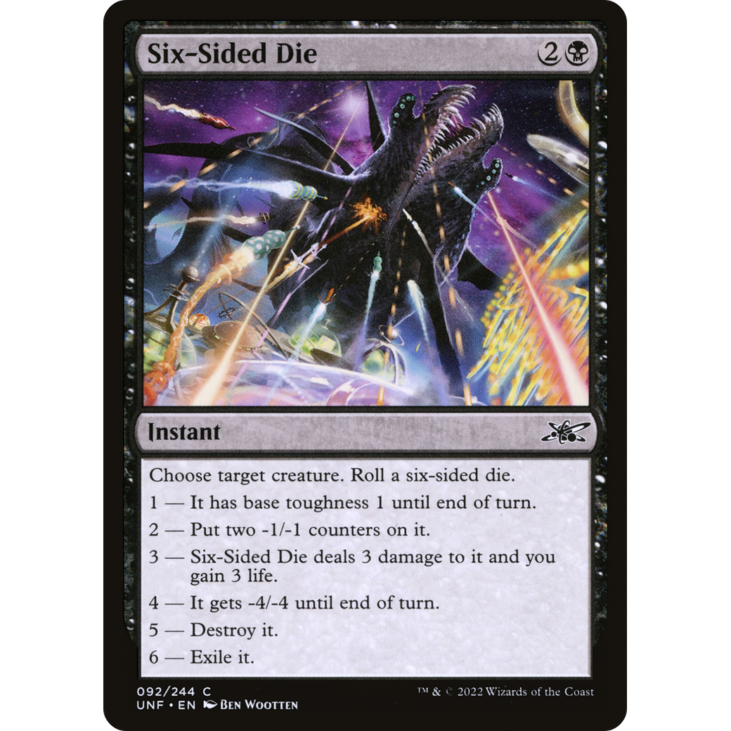 Six-Sided Die (UNF-092) - Unfinity