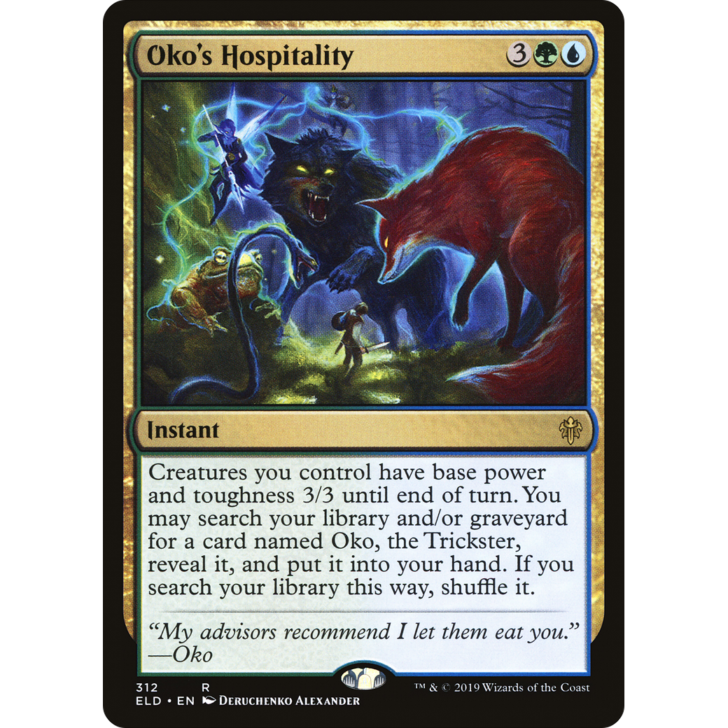 Oko's Hospitality (ELD-312) - Throne of Eldraine