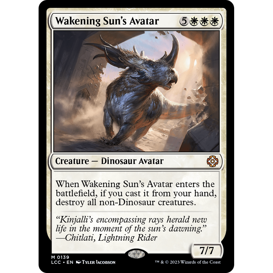 Wakening Sun's Avatar (LCC-139) - The Lost Caverns of Ixalan Commander