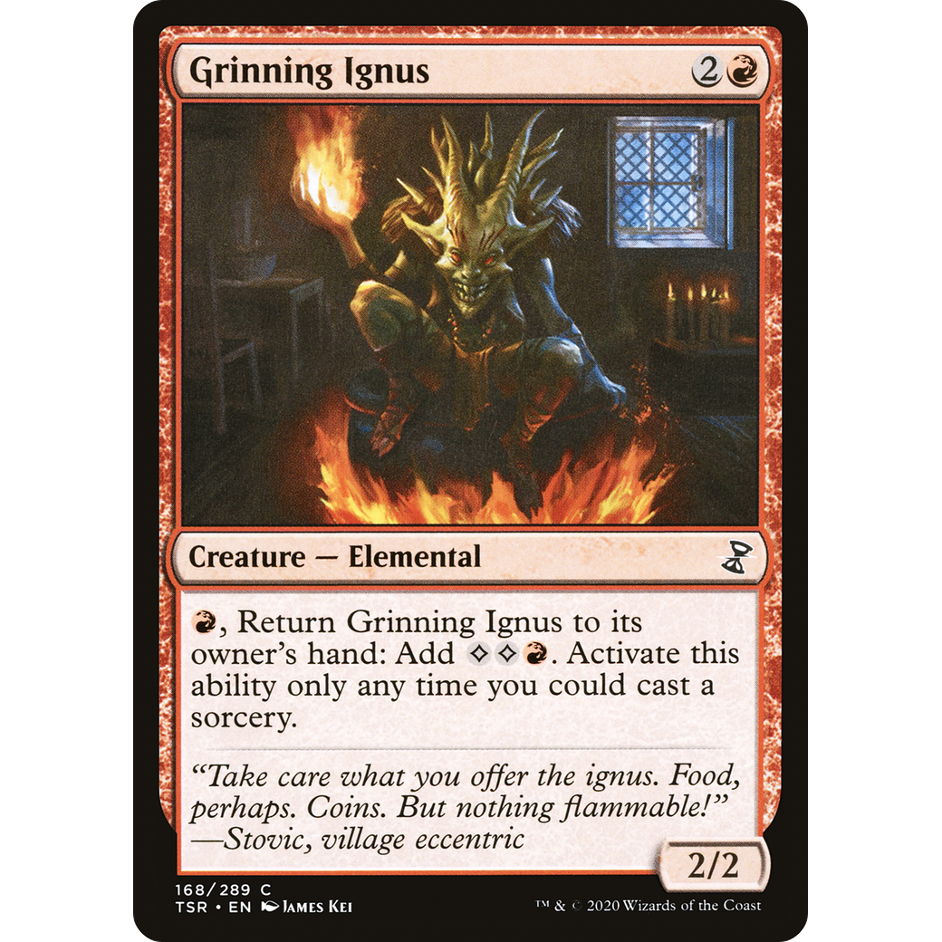 Grinning Ignus (TSR-168) - Time Spiral Remastered Foil