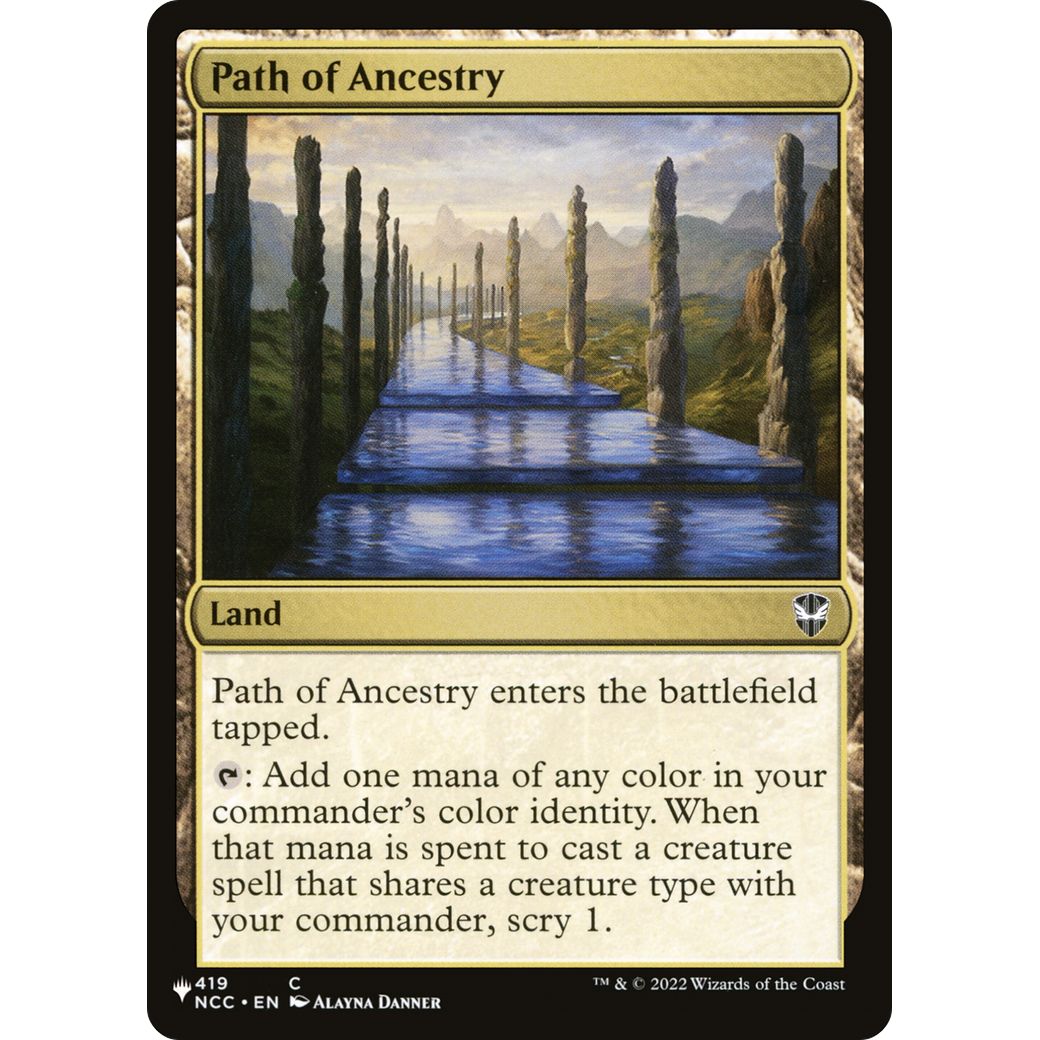 Path of Ancestry (NCC) (LIST-419/093) - The List