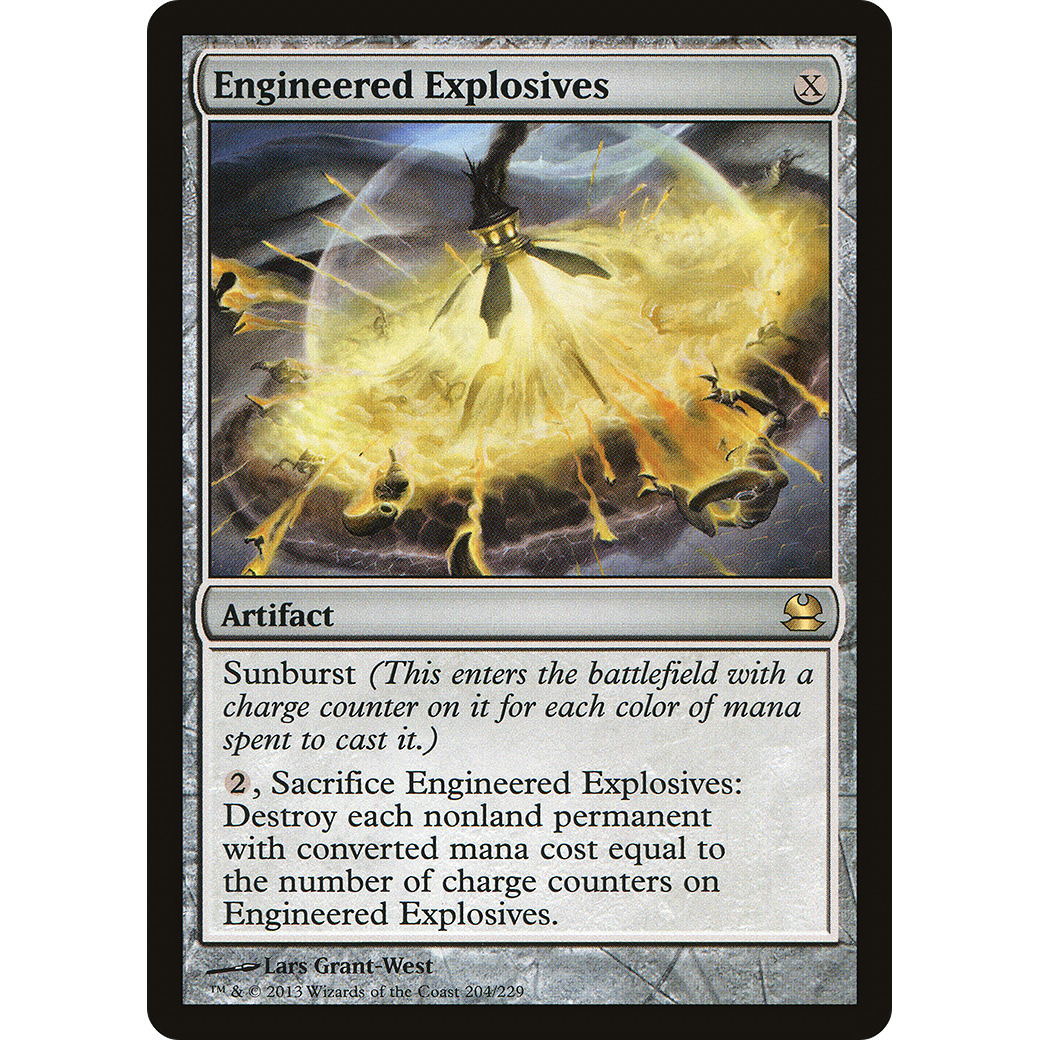 Engineered Explosives (MMA-204) - Modern Masters Foil