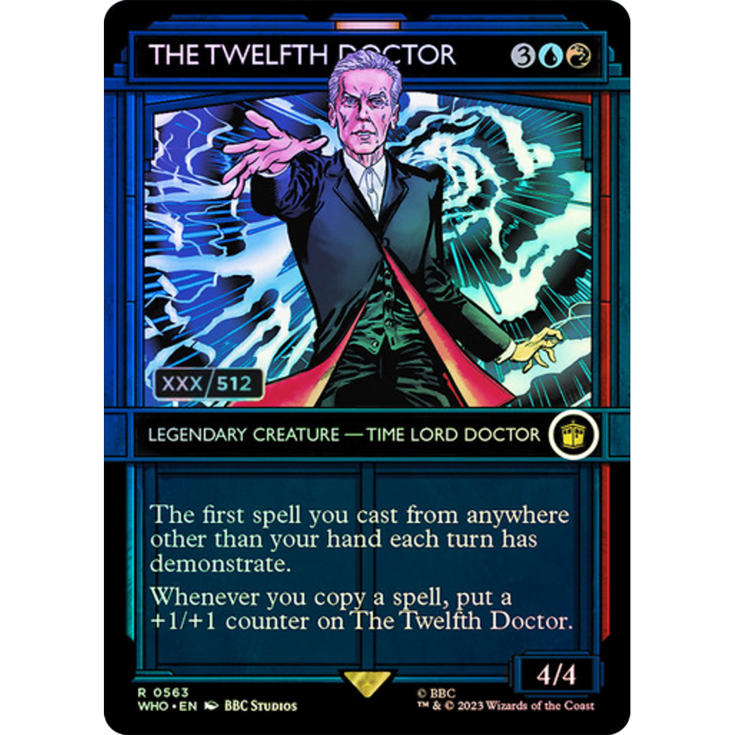 The Twelfth Doctor (Serial Numbered) (WHO-563) - Doctor Who: (Showcase) (Borderless) Foil