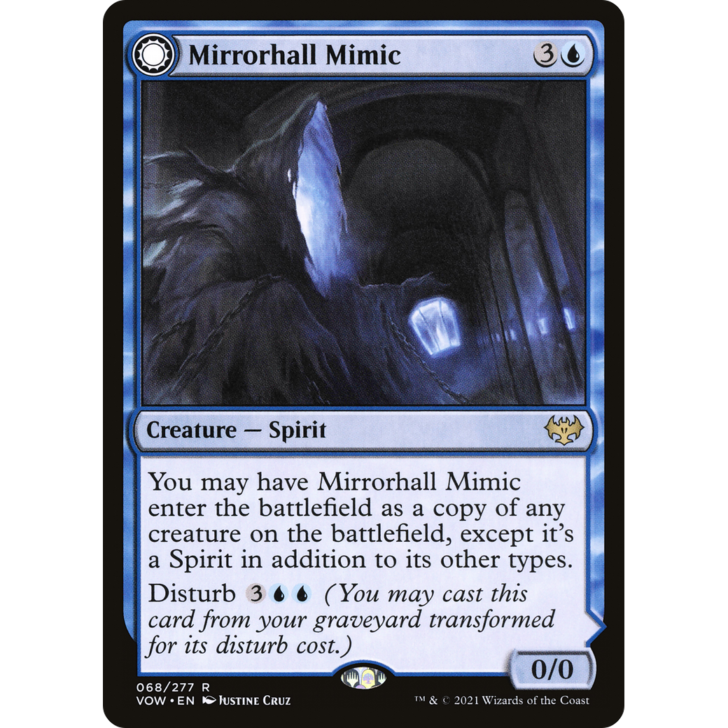 Mirrorhall Mimic (VOW-068) - Innistrad: Crimson Vow: (Double Faced Transform)
