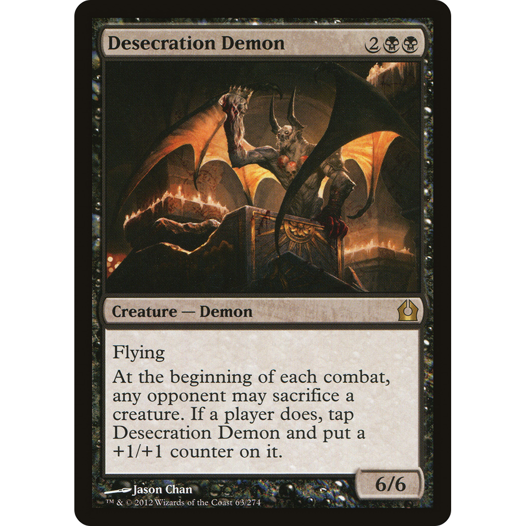 Desecration Demon (RTR-063) - Return to Ravnica