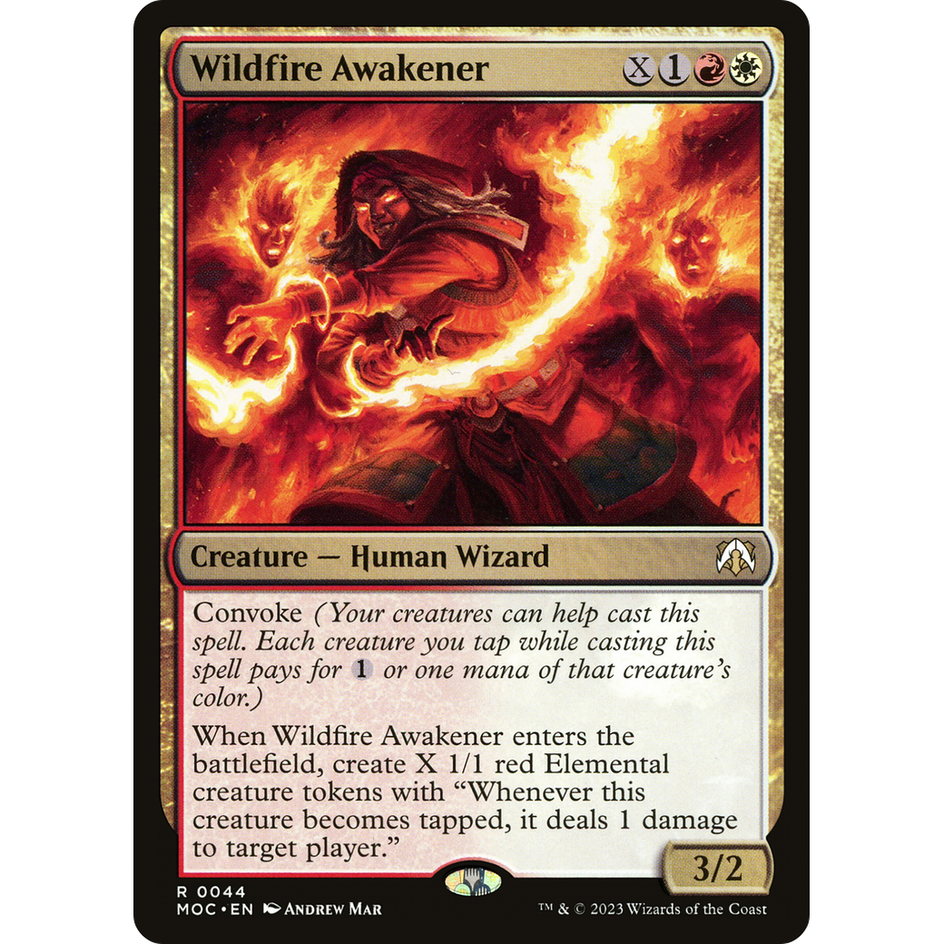 Wildfire Awakener (MOC-044) - March of the Machine Commander