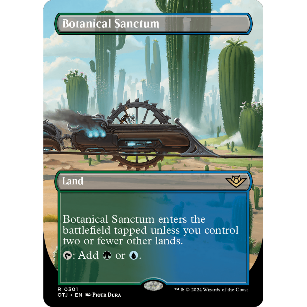 Botanical Sanctum (OTJ-301) - Outlaws of Thunder Junction (Borderless)