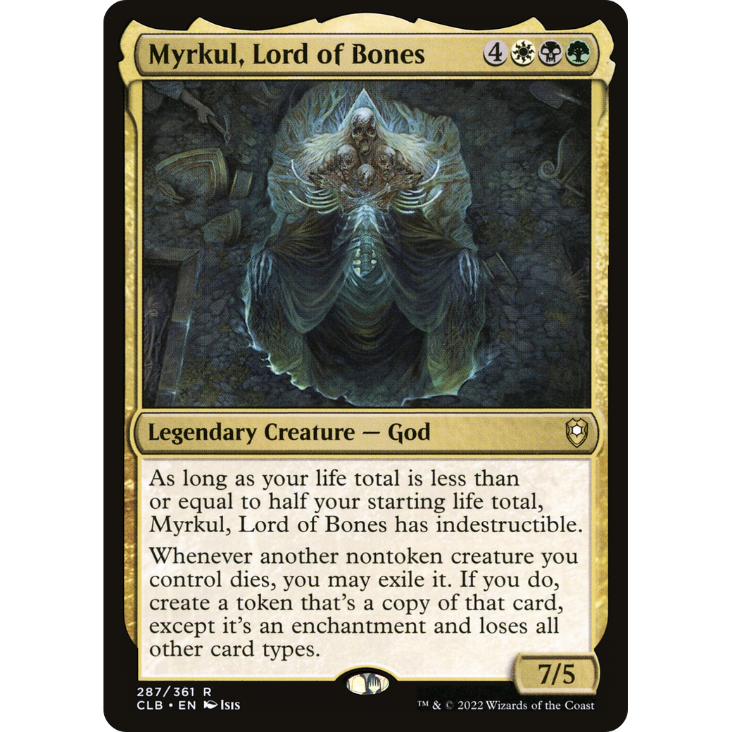 Myrkul, Lord of Bones (CLB-287) - Commander Legends: Battle for Baldur's Gate