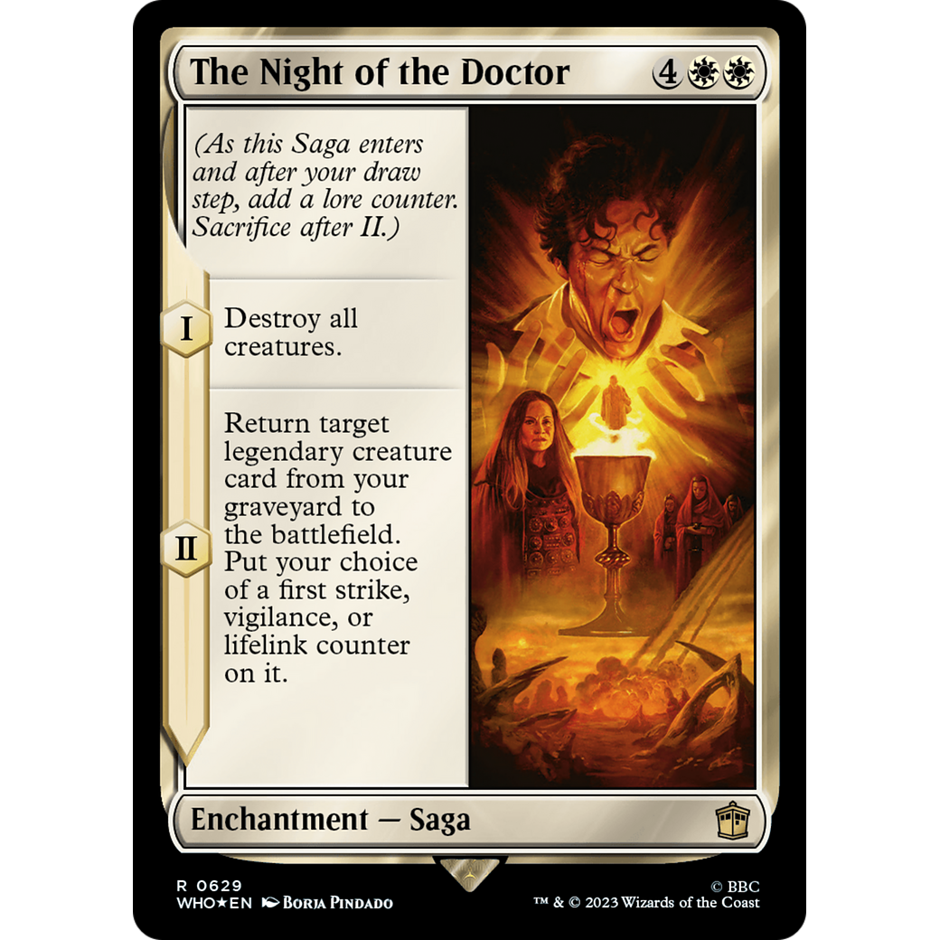 The Night of the Doctor (Surge Foil) (WHO-629) - Doctor Who Foil
