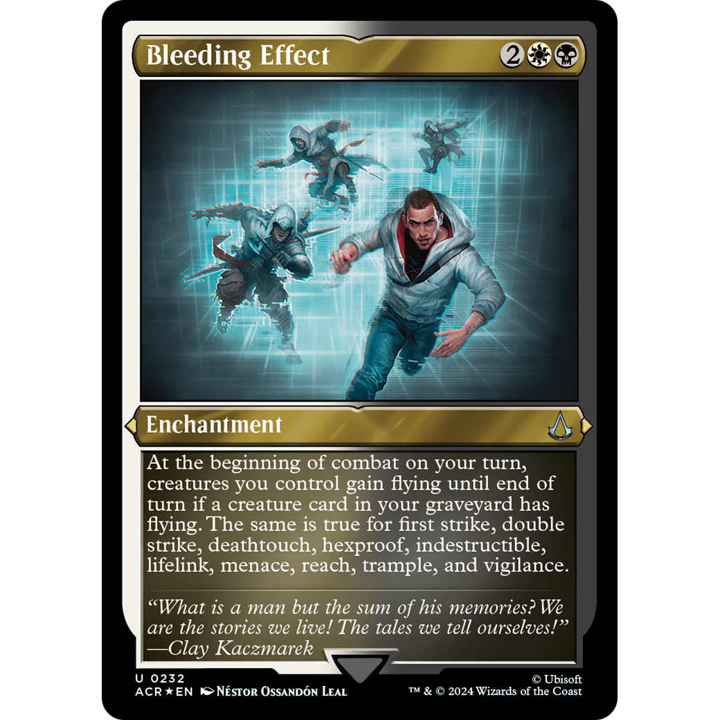 Bleeding Effect (ACR-232) - Assassin's Creed Etched Foil