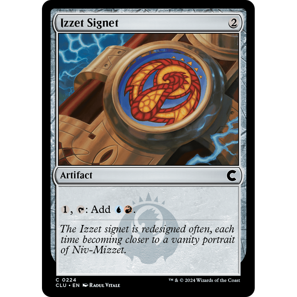 Izzet Signet (CLU-224) - Ravnica: Clue Edition