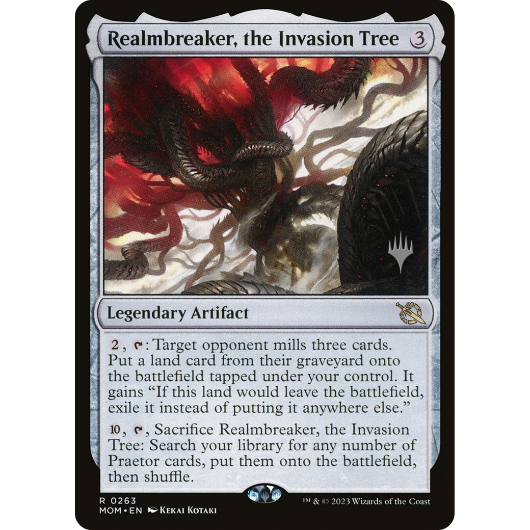 Realmbreaker, the Invasion Tree (PPMOM-263P) - March of the Machine Promos