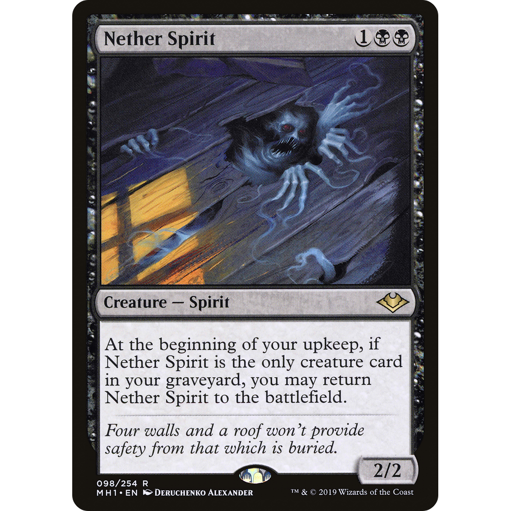 Nether Spirit (MH1-098) - Modern Horizons Foil