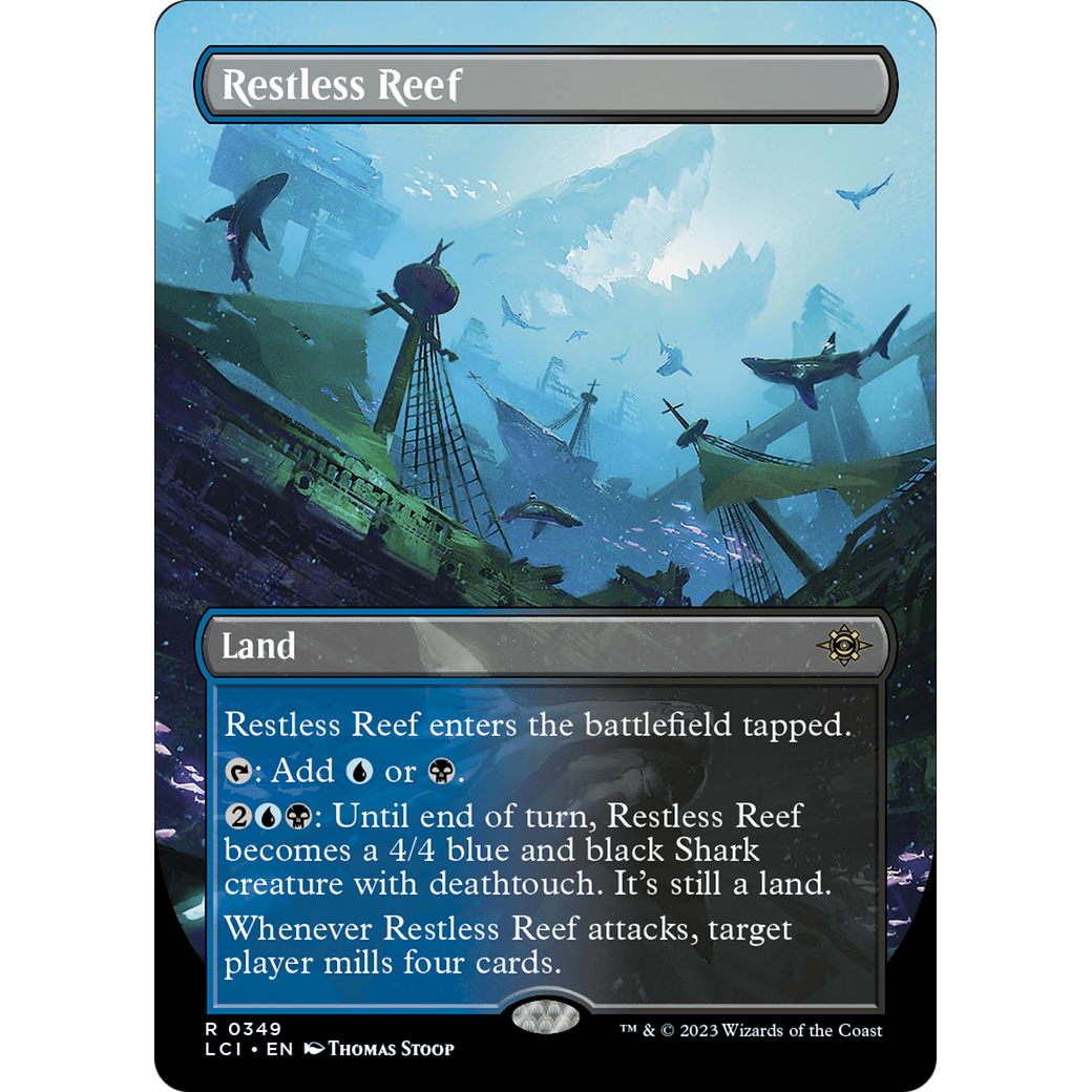 Restless Reef (LCI-349) - The Lost Caverns of Ixalan (Borderless)