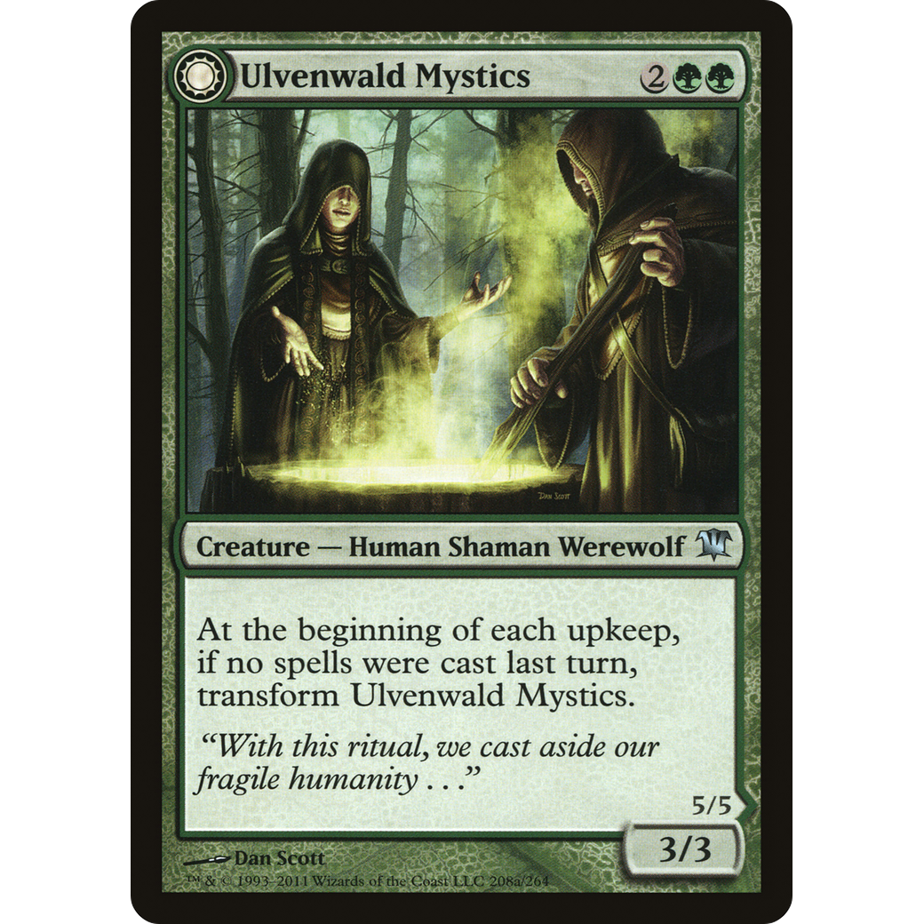 Ulvenwald Mystics (ISD-208) - Innistrad: (Double Faced Transform)