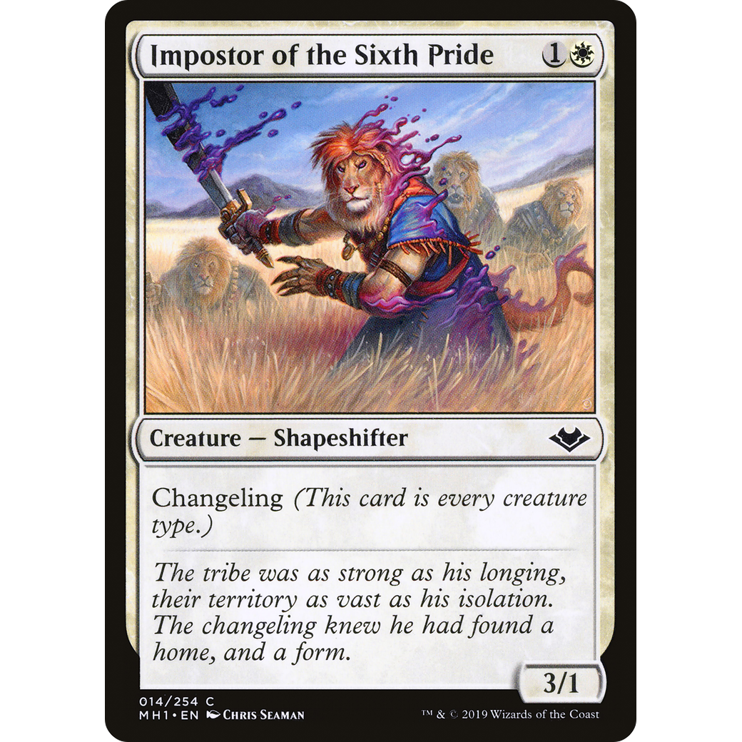 Impostor of the Sixth Pride (MH1-014) - Modern Horizons Foil