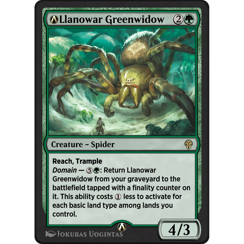 A-Llanowar Greenwidow (DMU-A-169) - Dominaria United