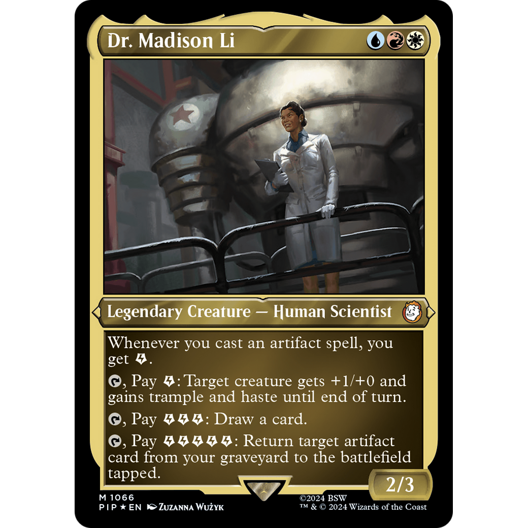 Dr. Madison Li (PIP-1066) - Fallout Etched Foil