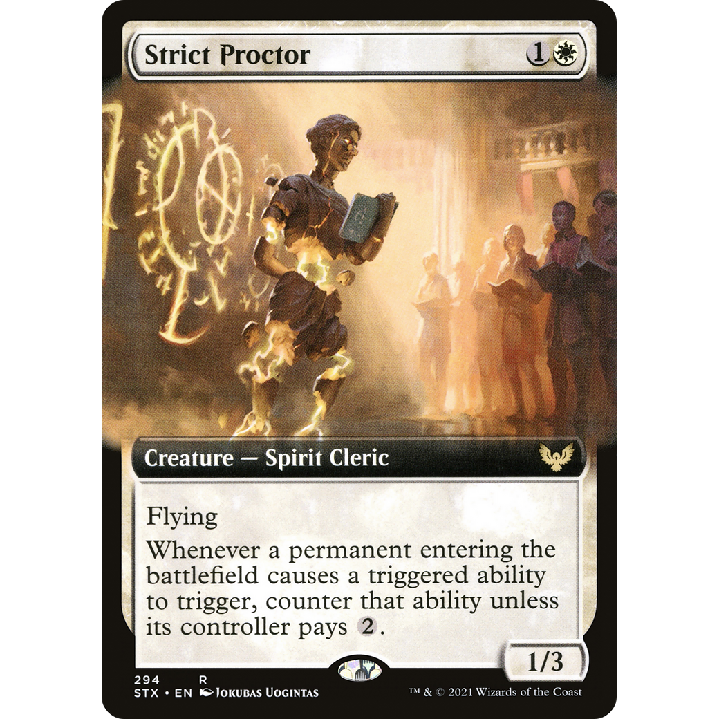 Strict Proctor (Extended Art) (STX-294) - Strixhaven: School of Mages: (Extended Art)