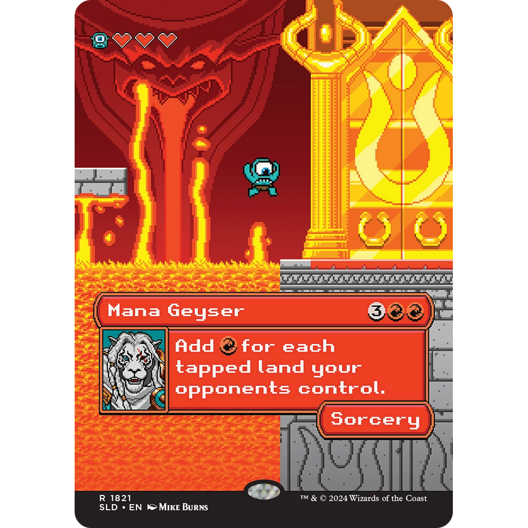 Mana Geyser (SLD-1821) - Secret Lair Drop (Borderless)