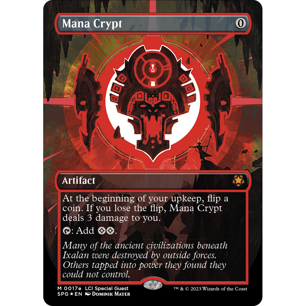 Mana Crypt (0017e) (Borderless) (SPG-17E) - Special Guests (Borderless) Foil