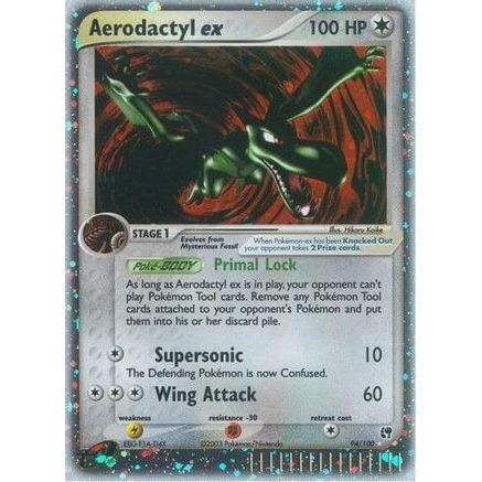 Aerodactyl ex 94/100 - Sandstorm Holofoil