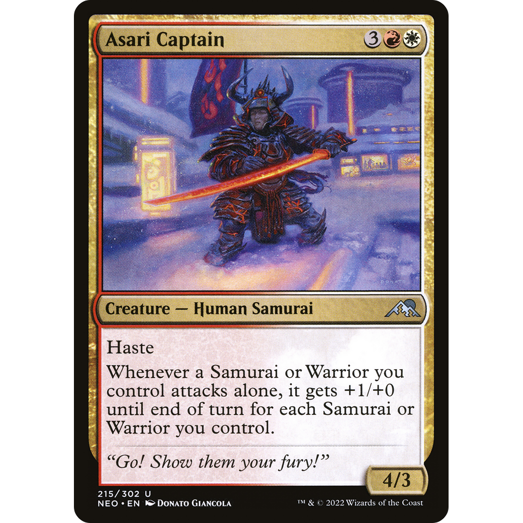 Asari Captain (NEO-215) - Kamigawa: Neon Dynasty