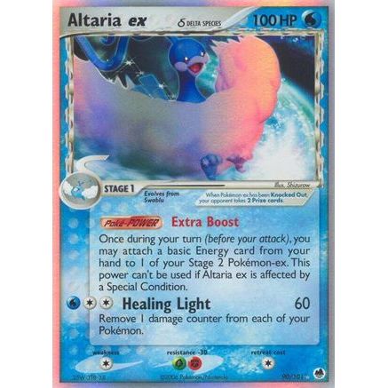 Altaria ex (Delta Species) 90/101 - Dragon Frontiers Holofoil