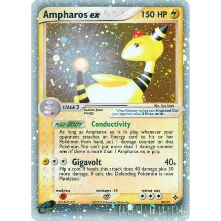 Ampharos ex 89/97 - Dragon Holofoil