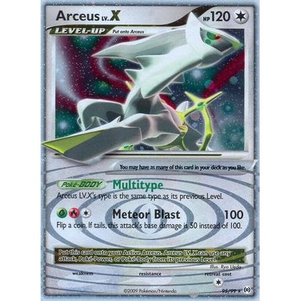 Arceus Lv.X (95) 95/99 - Arceus Holofoil