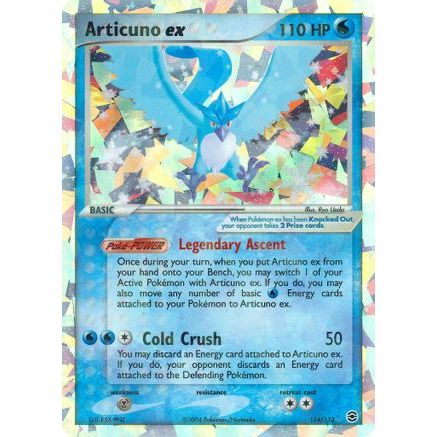Articuno ex 114/112 - FireRed & LeafGreen Holofoil