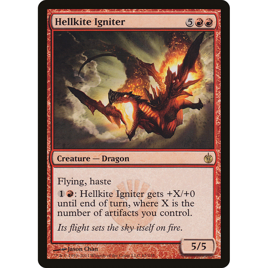 Hellkite Igniter (MBS-065) - Mirrodin Besieged Foil
