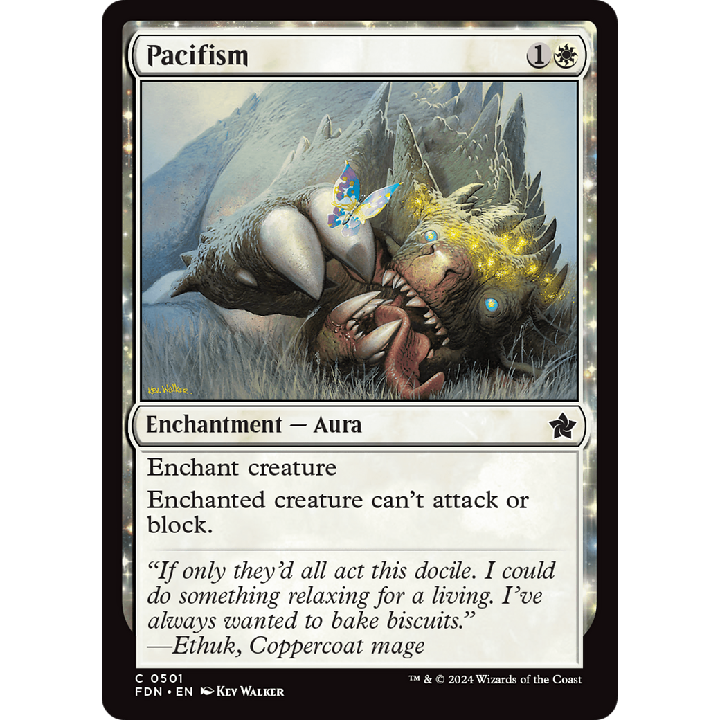 Pacifism (FDN-501) - Foundations: (enchantment)