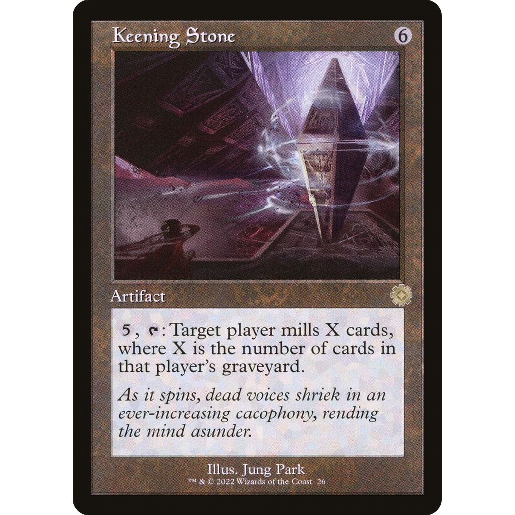 Keening Stone (BRR-026) - The Brothers' War Retro Artifacts Foil