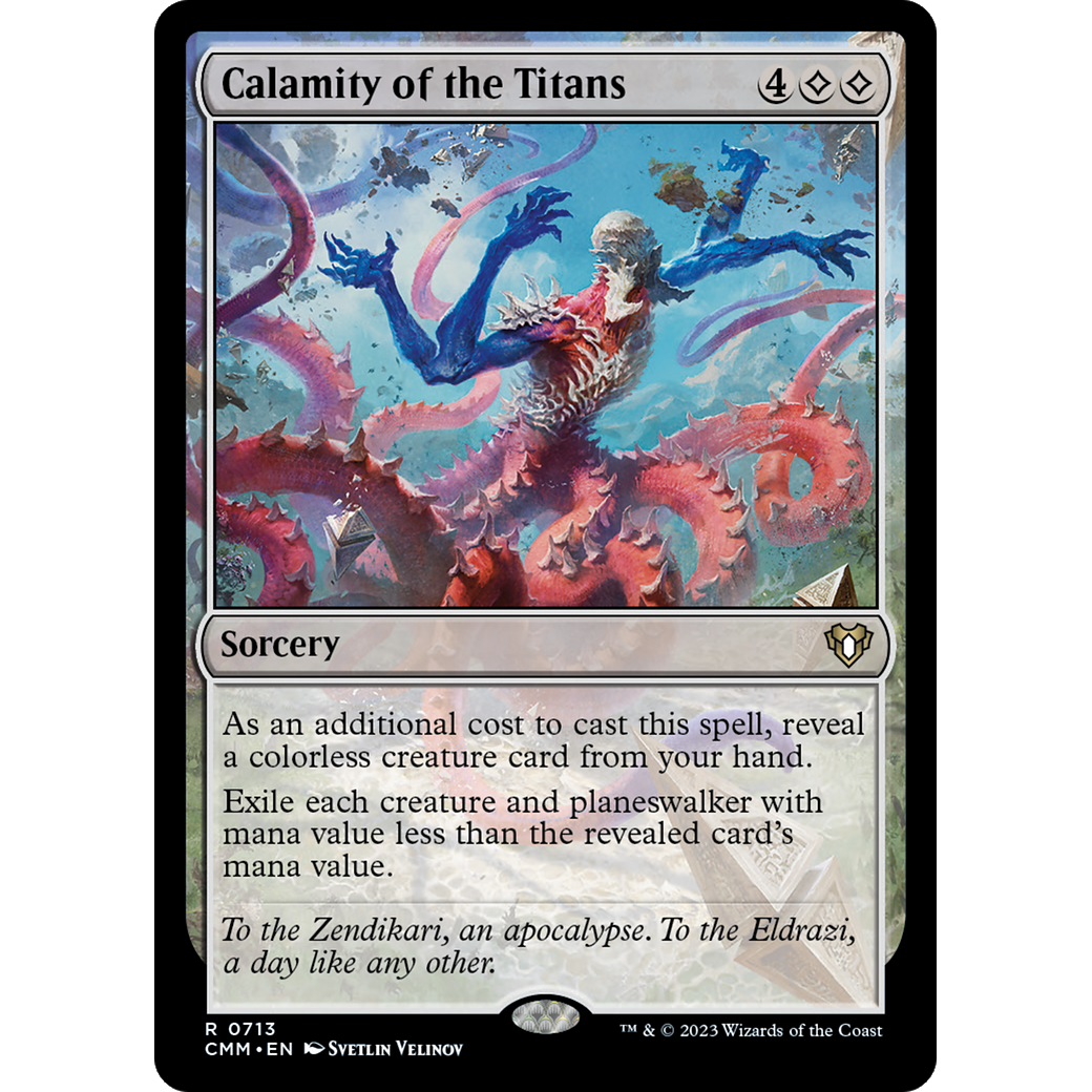 Calamity of the Titans (CMM-713) - Commander Masters