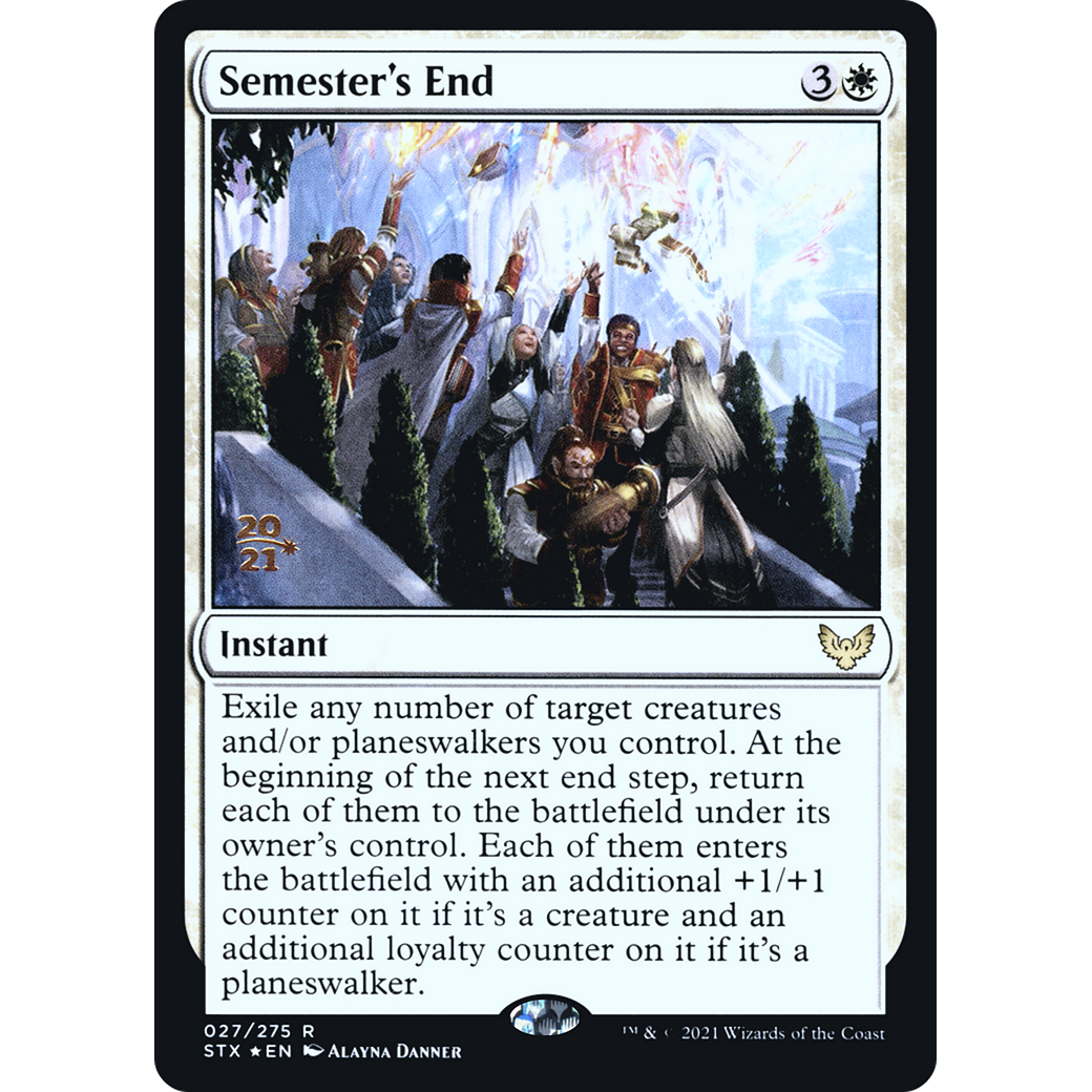 Semester's End (PRE-027) - Strixhaven: School of Mages Promos Foil