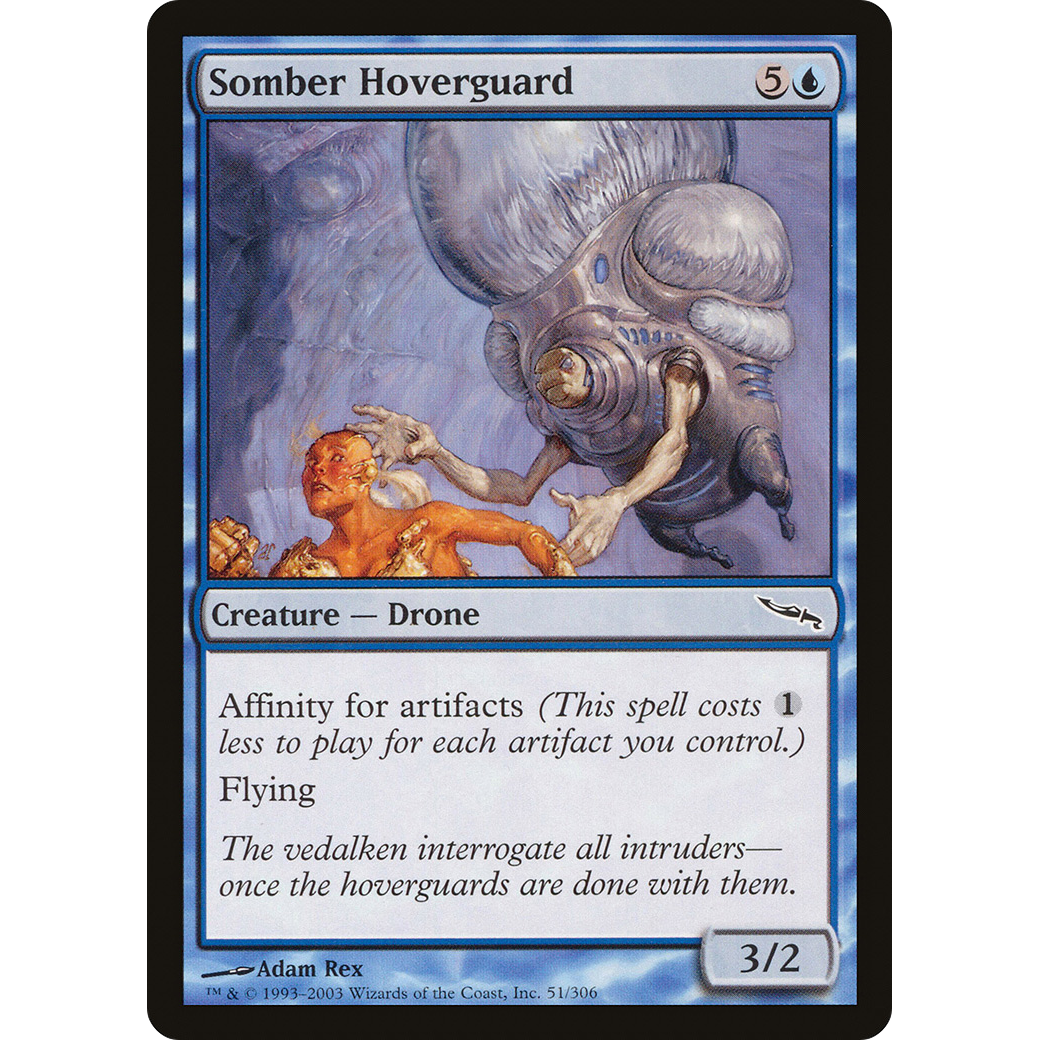 Somber Hoverguard (MRD-051) - Mirrodin Foil