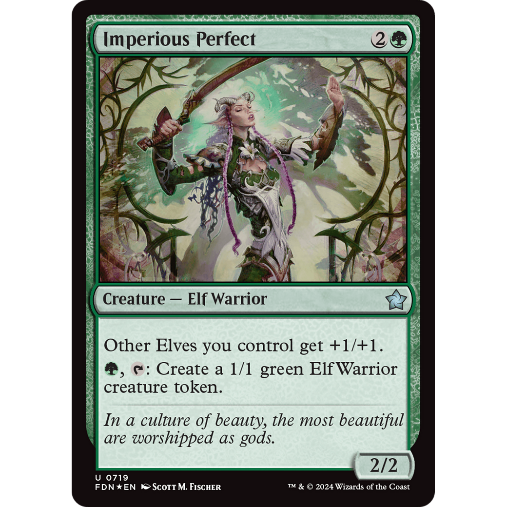 Imperious Perfect (FDN-719) - Foundations Foil