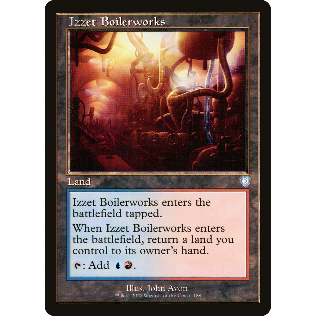 Izzet Boilerworks (Retro Frame) (BRC-188) - The Brothers' War Commander