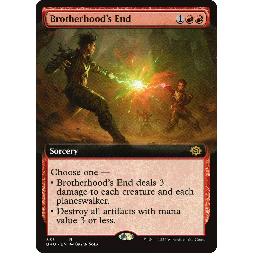Brotherhood's End (Extended Art) (BRO-335) - The Brothers' War: (Extended Art)