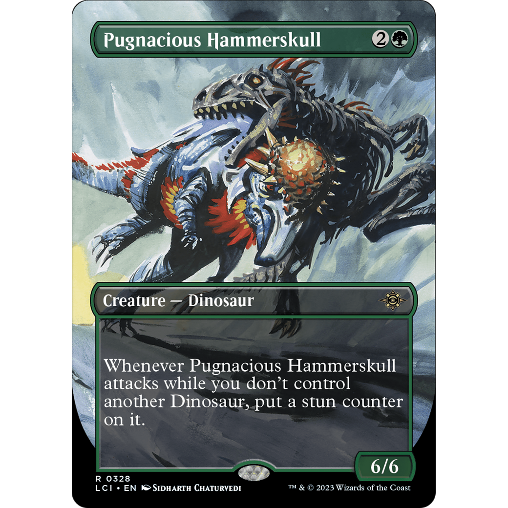 Pugnacious Hammerskull (LCI-328) - The Lost Caverns of Ixalan (Borderless)