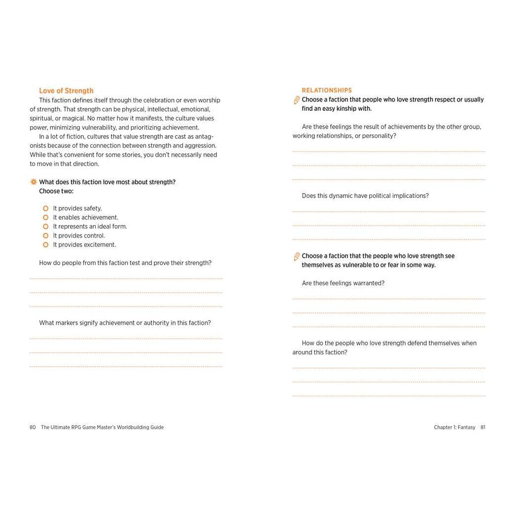 Ultimate RPG Game Master's Worldbuilding Guide by James D’Amato: Paperback; 272 pages / English