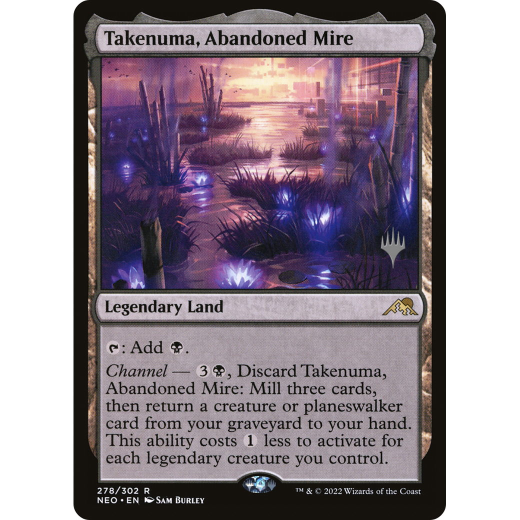 Takenuma, Abandoned Mire (PPNEO-278P) - Kamigawa: Neon Dynasty Promos
