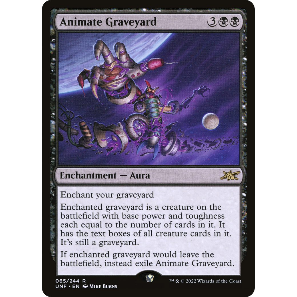 Animate Graveyard (UNF-065) - Unfinity Foil