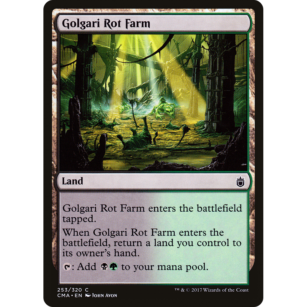 Golgari Rot Farm (CMA-253) - Commander Anthology