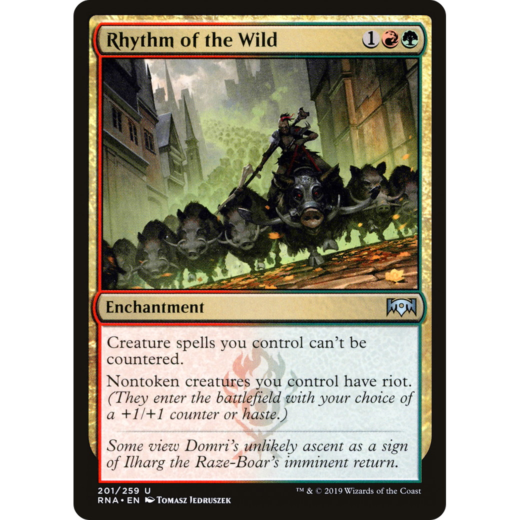 Rhythm of the Wild (RNA-201) - Ravnica Allegiance