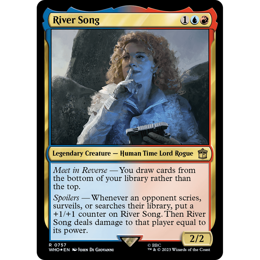 River Song (Surge Foil) (WHO-757) - Doctor Who Foil