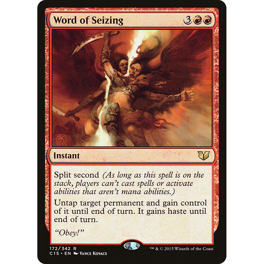 Word of Seizing (C15-172) - Commander 2015