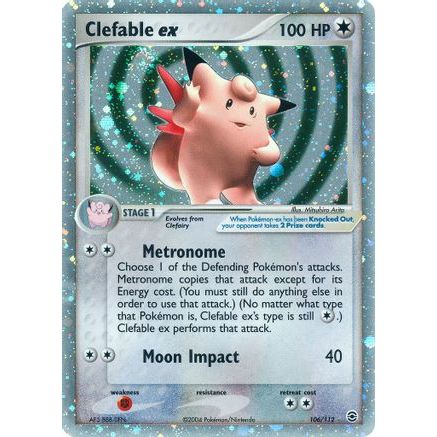 Clefable ex 106/112 - FireRed & LeafGreen Holofoil